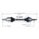 Purchase Top-Quality TRAKMOTIVE - TO8087 - CV Axle Shaft pa1