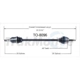 Purchase Top-Quality TRAKMOTIVE - TO8096 - CV Axle Shaft pa2