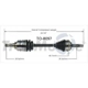 Purchase Top-Quality TRAKMOTIVE - TO8097 - CV Axle Shaft pa2