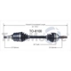 Purchase Top-Quality TRAKMOTIVE - TO8100 - CV Axle Shaft pa2