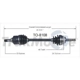 Purchase Top-Quality TRAKMOTIVE - TO8108 - CV Axle Shaft pa2