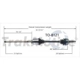 Purchase Top-Quality TRAKMOTIVE - TO8121 - CV Axle Shaft pa2