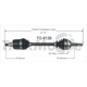 Purchase Top-Quality TRAKMOTIVE - TO8136 - CV Axle Shaft pa2