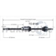 Purchase Top-Quality TRAKMOTIVE - TO8140 - CV Axle Shaft pa2