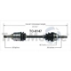 Purchase Top-Quality TRAKMOTIVE - TO8147 - CV Axle Shaft pa3