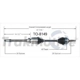 Purchase Top-Quality TRAKMOTIVE - TO8149 - CV Axle Shaft pa3