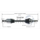 Purchase Top-Quality TRAKMOTIVE - TO8154 - CV Axle Shaft pa2