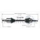 Purchase Top-Quality TRAKMOTIVE - TO8156 - CV Axle Shaft pa2