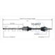 Purchase Top-Quality TRAKMOTIVE - TO8157 - CV Axle Shaft pa2