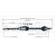 Purchase Top-Quality TRAKMOTIVE - TO8164 - CV Axle Shaft pa2