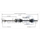 Purchase Top-Quality TRAKMOTIVE - TO8172 - CV Axle Shaft pa2