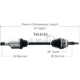 Purchase Top-Quality TRAKMOTIVE - TO8183 - CV Axle Shaft pa3