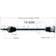 Purchase Top-Quality TRAKMOTIVE - TO8200 - CV Axle Shaft pa2