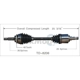 Purchase Top-Quality TRAKMOTIVE - TO8206 - CV Axle Shaft pa1