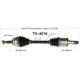 Purchase Top-Quality TRAKMOTIVE - TO8216 - CV Axle Shaft pa2