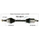 Purchase Top-Quality TRAKMOTIVE - TO8217 - CV Axle Shaft pa1