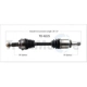 Purchase Top-Quality TRAKMOTIVE - TO8225 - CV Axle Shaft pa2