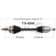 Purchase Top-Quality TRAKMOTIVE - TO8249 - CV Axle Shaft pa3