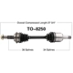 Purchase Top-Quality TRAKMOTIVE - TO8250 - CV Axle Shaft pa4