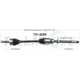 Purchase Top-Quality TRAKMOTIVE - TO8269 - CV Axle Shaft pa2