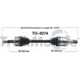 Purchase Top-Quality TRAKMOTIVE - TO8274 - CV Axle Shaft pa2