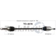 Purchase Top-Quality TRAKMOTIVE - TO8278 - CV Axle Shaft pa2