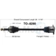 Purchase Top-Quality TRAKMOTIVE - TO8280 - CV Axle Shaft pa1