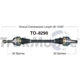 Purchase Top-Quality TRAKMOTIVE - TO8290 - CV Axle Shaft pa2