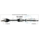 Purchase Top-Quality TRAKMOTIVE - TO8291 - CV Axle Shaft pa3