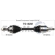 Purchase Top-Quality TRAKMOTIVE - TO8292 - CV Axle Shaft pa2
