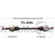 Purchase Top-Quality TRAKMOTIVE - TO8295 - CV Axle Shaft pa2