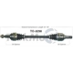 Purchase Top-Quality TRAKMOTIVE - TO8298 - CV Axle Shaft pa2