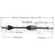 Purchase Top-Quality TRAKMOTIVE - TO8324 - CV Axle Shaft pa2