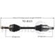 Purchase Top-Quality TRAKMOTIVE - TO8325 - CV Axle Shaft pa2