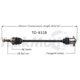 Purchase Top-Quality TRAKMOTIVE - TO8328 - CV Axle Shaft pa2