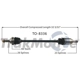 Purchase Top-Quality TRAKMOTIVE - TO8336 - CV Axle Shaft pa1