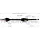Purchase Top-Quality TRAKMOTIVE - TO8341 - CV Axle Shaft pa3