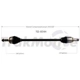 Purchase Top-Quality TRAKMOTIVE - TO8344 - CV Axle Shaft pa2