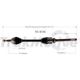 Purchase Top-Quality TRAKMOTIVE - TO8346 - CV Axle Shaft pa2