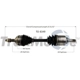 Purchase Top-Quality TRAKMOTIVE - TO8349 - CV Axle Shaft pa3