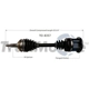 Purchase Top-Quality TRAKMOTIVE - TO8357 - CV Axle Shaft pa1