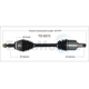 Purchase Top-Quality TRAKMOTIVE - TO8372 - CV Axle Shaft pa2