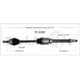 Purchase Top-Quality TRAKMOTIVE - TO8380 - CV Axle Shaft pa1