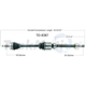 Purchase Top-Quality TRAKMOTIVE - TO8387 - CV Axle Shaft pa2