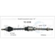 Purchase Top-Quality TRAKMOTIVE - TO8398 - CV Axle Shaft pa2
