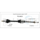 Purchase Top-Quality TRAKMOTIVE - TO8415 - CV Axle Shaft pa1