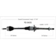 Purchase Top-Quality TRAKMOTIVE - TO8435 - CV Axle Shaft pa2