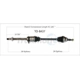 Purchase Top-Quality TRAKMOTIVE - TO8437 - CV Axle Shaft pa2