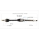 Purchase Top-Quality TRAKMOTIVE - TO8447 - CV Axle Shaft pa1