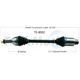 Purchase Top-Quality TRAKMOTIVE - TS8002 - CV Axle Shaft pa3